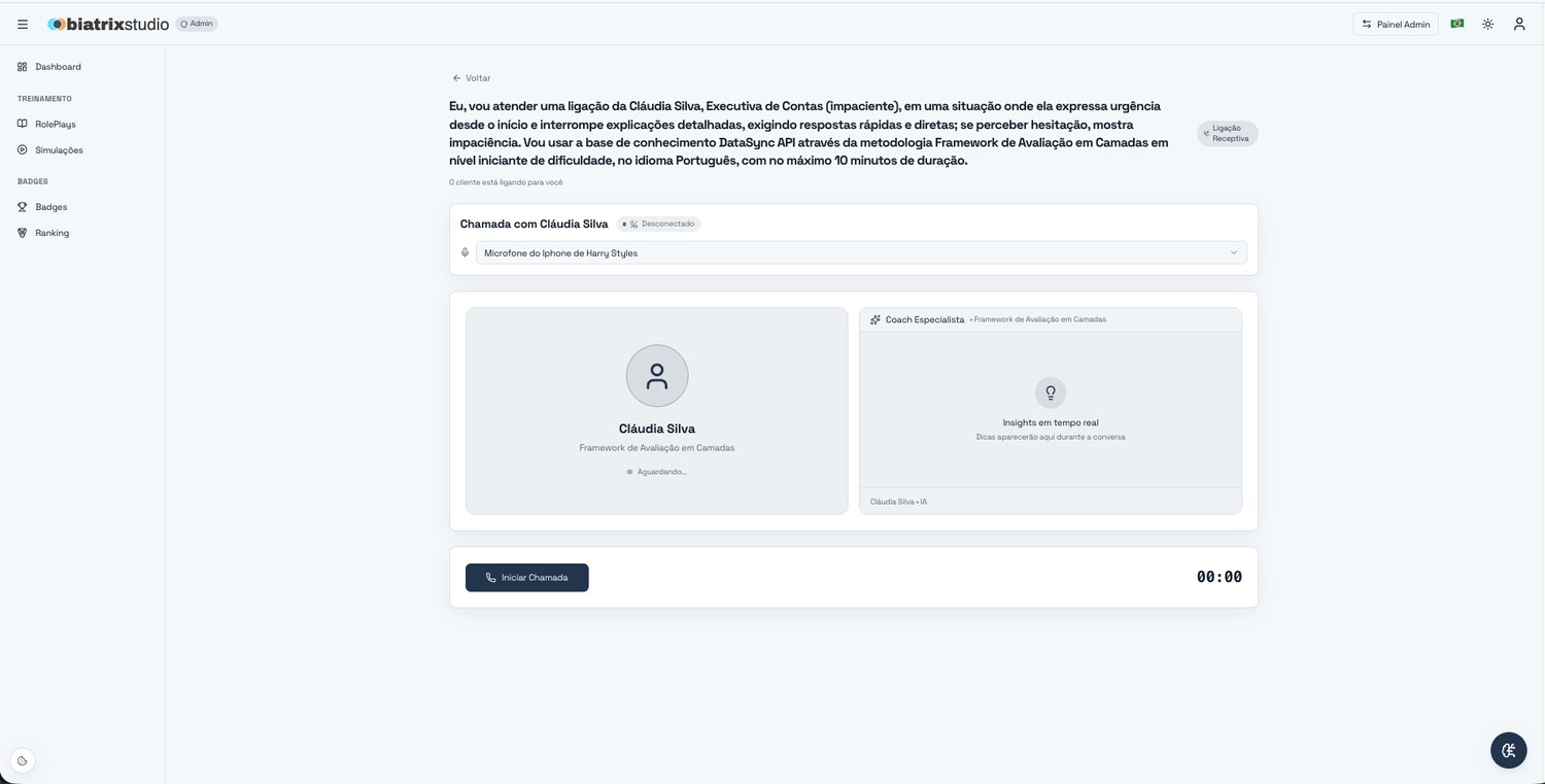 Pantalla de simulación con coach experto de la IA